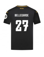 Moške Nogometnih dresov Wolves Jean-Ricner Bellegarde #27 Gostujoči 2024-25 Kratki rokavi